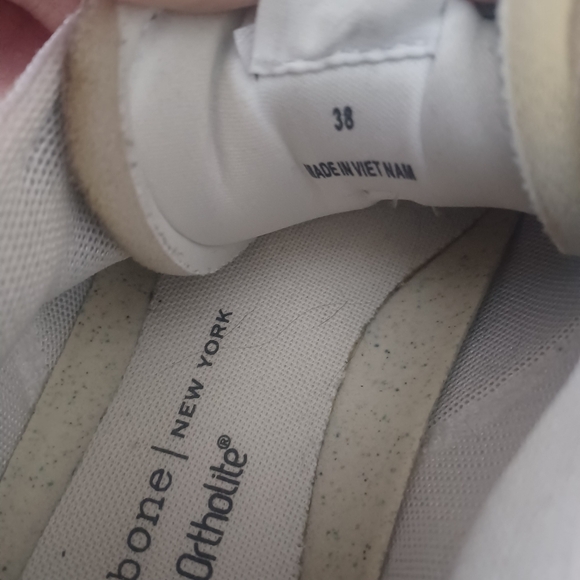 Rag & Bone Retro Court Sneakers Tan Sz 38 7.5 - Picture 9 of 9